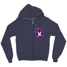 Aura Sweetheart Penguin Zip-Up Hoodie