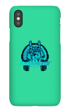 PmanPrays Blue Logo iPhone Case