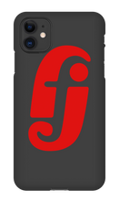 drumfacejames iPhone Case (Red Logo)