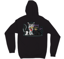 Cat and Dog hoodie-back