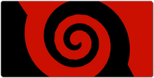 Red and Black spiral XXL Gaming Mousepad