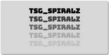 tsg_spiralz XXL Gaming Mousepad