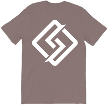 T-Shirt with large white logo on back