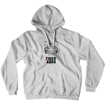 Hoodie (No-Zip/Pullover) Tiger Aqua