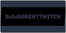 djlaurenttwitch XXL Gaming Mousepad