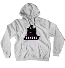 Demons Hoodies (No-Zip/Pullover) Pink
