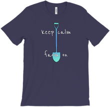 Keep Calm, Farm On [BLUE & WHITE]