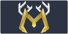 Gold logo XXL Gaming Moosepad