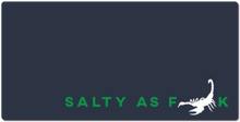 MissScorp "SaltyAsF" XXL Gaming Mousepad