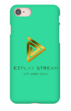 EZPLAYSTREAM iPhone Phone Case (Metal Gold Logo)