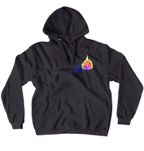 Izzy & Dev's Flame NearbyHoodies (No-Zip/Pullover)