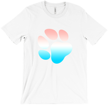 Angel Fox Paw Print T-Shirts
