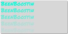 hsg_beenboostin XXL Gaming Mousepad