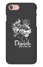 Elizaveta iPhone Cases (White On Color)