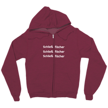 Reißverschluss Hoodie - Schließfächer