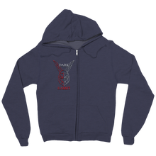 Zip-Up-Hoodie Dark Rabbit Head