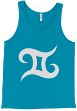 Camiseta tirantes unisex "logo Iagoba.com blanco"