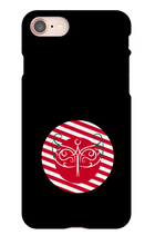 Fae's Xmas iPhone Case Candy Cane Red
