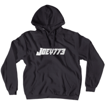 Joey773 White Font Hoodie