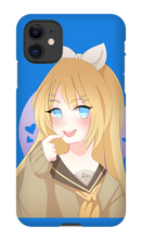 miko_ribbit iPhone Phone Cases (art by dellelone)