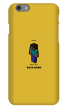 Rock hard iPhone Phone Cases