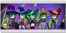 witchibi original drawing XXL Gaming Mousepad