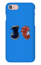 Red and Blue iPhone Phone Cases