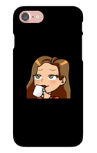ladymanolo Sips Tea iPhone Phone Cases