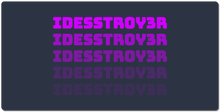 idesstroy3r XXL Gaming Mousepad