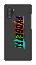 FYDGETTI Black Text Design Samsung Phone Case