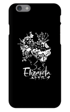 Elizaveta iPhone Cases (White On Color)