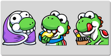Yoshi Trio XXL Gaming Mousepad for Gamers Who Game