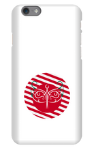 Fae's Xmas iPhone Case Candy Cane Red