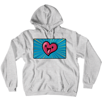 Happy Heart (No-Zip Pullover) Hoodie