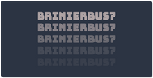 brinierbus7 XXL Gaming Mousepad