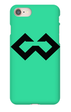 Cereal_Wars iPhone Phone Case (Black Out Logo)