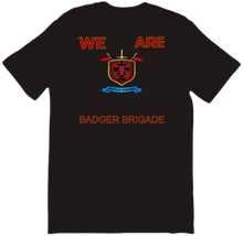 BATTLE BADGER OFFICIAL tshirt-back design