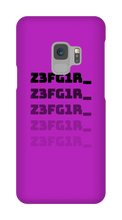 Z3FG1R_ Black Text Samsung Cases