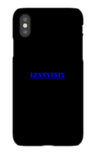 lennyfsix iPhone Case (Text)
