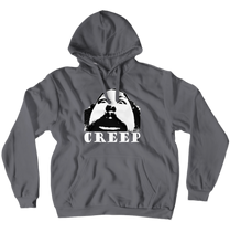 Creep white text Hoodies (No-Zip/Pullover)
