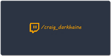 Tappetino Mouse Gaming XXL "Twitch channel Orange"