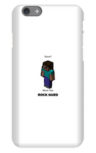 Rock hard iPhone Phone Cases