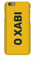 O Xabi iPhone Phone Cases - Logo OXabi Black