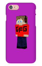 Gaming For Greatness Minecraft Skin iPhone Case