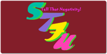 Tell that Negativity XXL Gaming Mousepad