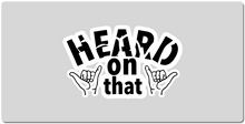 Heard On That XXL Gaming Mousepad