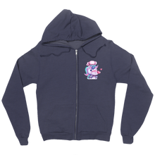 leftturn_art Kiss Zip Up Hoodie