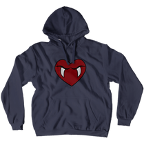 Vampire Heart Fangs Hoodie