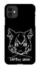 Catboy Union iPhone case (White)