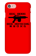 Big Boss Did Nothing Wrong iPhone Phone Case